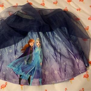 NEW! Disney Princess Anna Elsa Tutu  Skirt Frozen SIZE Child 10 12